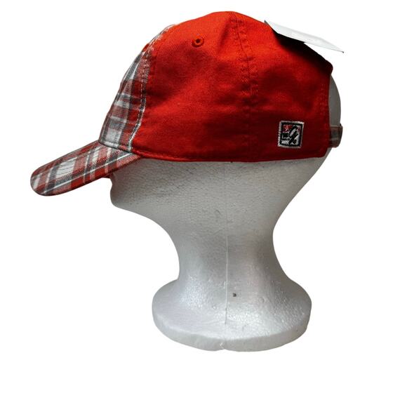 NWT Miami Hurricanes NCAA University of Miami Plaid Hat Unisex Adjustable - Picture 2 of 7